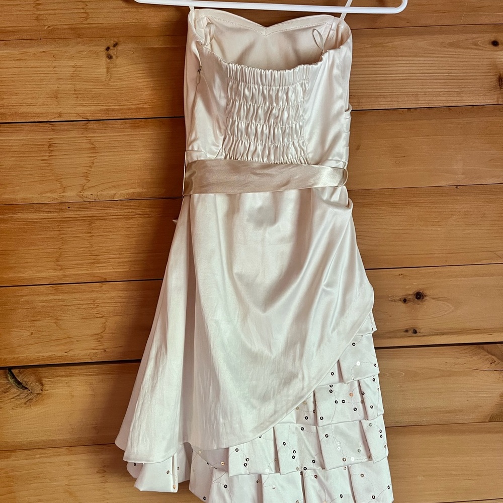 Ivory Mini Dress - Picture 2 of 3